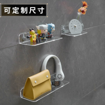 Open-free toilet shelf walls walls of walls of walls of walls of kitchen bathroom transparent tray collection frame