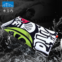 Water cube multi-color dry water absorption towel swimming with soft male and female adult large bath towel