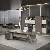 Desk boss desk boss desk simple modern boss office desk and chair combination single large class office furniture