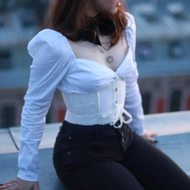 Bei Wo belly belt female white lace net red waist coat court strap large size body shaping waist seal outside wear thin