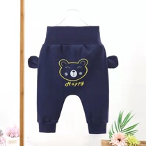 Barabara male baby baby spring autumn new pp pants 2022 casual trendy high waist protective belly pure cotton pants