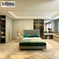 Zuo Shang Mingshe bedroom space customization Overall modern simple walk-in cloakroom wardrobe whole house customization