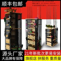 Alua multi-function fishing gear display rack cabinet fishing rod store display rack storage and placement of high-end Taiwan fishing rod display