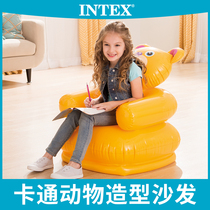 INTEX Inflatable Sofa child seat baby backrest sofa chair safety stool child chair portable