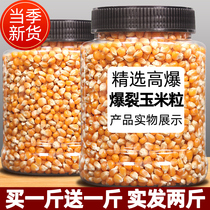 New popcorn corn kernels special ready-to-eat 1000g large canned corn bract corn kernels Popcorn raw materials