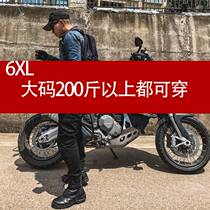 Motorcycle riding pants mens tooling retro breathable motorcycle pants Harley racing four seasons clothing windproof and anti-fall large size