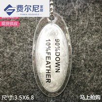 Down Tag Inflatable Placard CUSTOM HANGING TAG BUBBLE MARK UNIVERSAL DOWN CLOTHING INFLATABLE HANGING MARK SPOT PVC DOWN BALL BAG