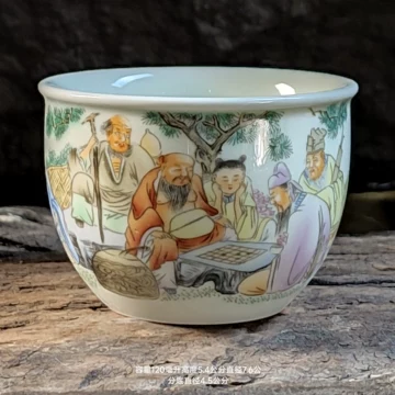 中国美術 茶杯 粉彩 清代 茶道具