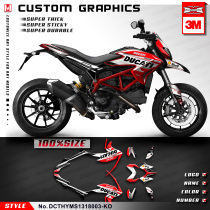 Kung Fu graphic art personalized car sticker decal decoration self-adhesive Suitable for Ducati hacker hacker Road 821 939