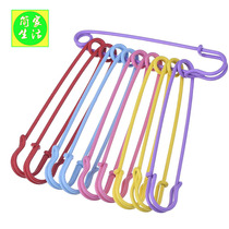 Safety pin color large pin clothing fixed pin large simple Joker shawl shirt button brooch accessories