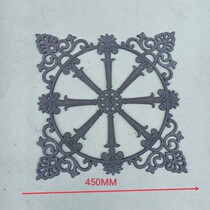 Iron Art Door Decoration Materials Iron Art Guardrails Accessories Iron Art Windows Decoration Welding Iron Artwork Horse Steel Flowers