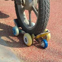 Electric vehicle flat tire self-help trailer emergency auxiliary steering Moving car roller frame Moving god help to promote folding