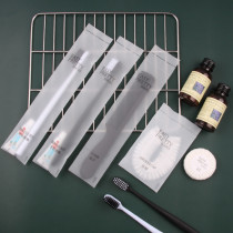 Hotel disposable soft wool toothbrush toothpaste set hotel dedicated home hospitality custom homestay toiletries