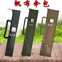 Canvas Rod Bag Fishing Umbrella Bag Fishing Rod Fishing Umbrella Harvest Na Bag Wear Resistant Foldable Fishing Gear Bag Portable Fishing Bag