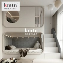 Cool Beauty Childhood] individuality minimalist childrens bed Creative Tree House House Bed Up And Down Bunk Beds Customizable