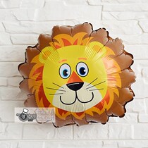 Tide~Large cartoon animal avatar aluminum film balloon giraffe cow floating childrens birthday balloon decoration