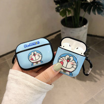 Cartoon Doraemon airpods1 2 generation protective cover for Apple pro Bluetooth wireless headset soft shell tide