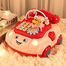 Baby childrens toys simulation telephone landline male baby music multi-function puzzle early education 1 year old 2 little girl