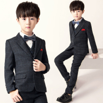 Childrens gown boy suit suit Cavelvet thickened Inn handsome boy flower boy Flowers Fairy Piano out of the suit