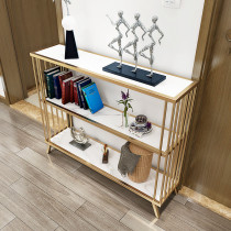 Nordic entry door narrow cabinet porch aisle partition door table multi-layer floor long board