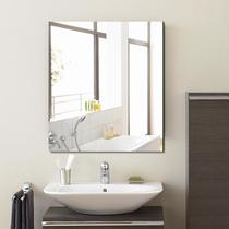 Bathroom mirror 45 55 65 Punch-free bathroom mirror toilet makeup Wall dressing toilet toilet toilet mirror