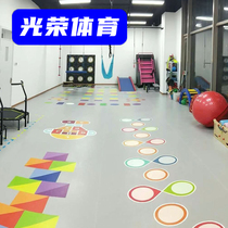 pvc childrens physical fitness exercise glue custom pattern sensory integration training floor indoor childrens basketball floor glue mat