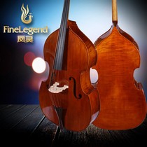 Feng Ling Ke Pao glue solid wood tiger pattern bass double bass exam performance professional FLB3111