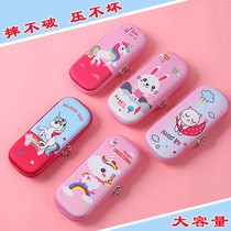 Pupil pencil case female multifunctional cartoon pencil case female cute large capacity pencil case kindergarten girl pencil case
