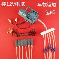 Risheng oxygen pump car connected to the battery 12v outdoor power outage DC oxygen machine selling fish oxygenation air pump oxygen machine