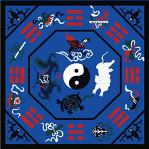 Daogang carpet Bagua Seven Stars Taijitu stepping on the Gang step blanket temple Falun meditation practice carpet