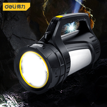 Deli multifunctional portable outdoor strong light rechargeable flashlight DL551205 551300A 551300B