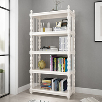 Simple Solid Wood Bookshelf Home Floor Shelve Living Room Wall Corner Small Show Shelf Bedroom Multilayer Containing Storage Shelf