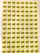 Self-adhesive square ROHS label sticker green environmental protection halogen-free adhesive ROHS HF sticker size can be customized