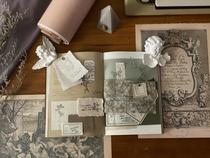 HANEN STUDIO homemade special paper mixed Handbook) homemade Handbook inner core) handmade cassava