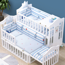 sweetybb baby crib solid wood European baby bbbed cradle basket new multifunctional splicing bed removable bed