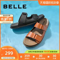 BELLE BELLE 2021 summer new cow leather mens feet casual sandals 91901BL1E