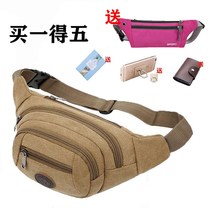 New Canvas Running Purse Multifunction Outdoor Sports Casual Male Lady Mobile Phone Satchel Large Capacity Wallet