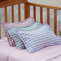 Category A Fabric Baby Pillow Pure Cotton Dealer River Old Coarse Cloth Children Buckwheat Pillow Kindergarten Afternoon Nap Pillow