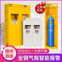 Dezhou explosion-proof gas bottle cabinet safety cabinet laboratory double bottle gas tank acetylene nitrogen hydrogen gas cylinder storage cabinet