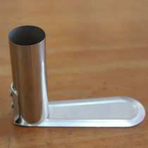 Stainless steel base metal presser foot plate floor foot support court mosquito net accessories thickened firm Iron Duck feet 22mm25