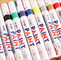 Medium asphalt paint pen SP-110 oily paint pen Check-in pen Tire paint pen white marker 1 box