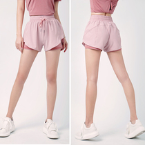 Summer large - yard fat mm sports woman 200 pounds of anti - walking gym running speed dry yoga five - point shorts