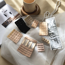 Lingerie lengthening buckle bra extended buckle clasp back button connection buckle buckle with four-buckle three-row three-buttons 5-2 extension 4