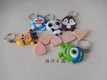 Guitar cartoon ukulele special sheepskin soft picks Ukrili picks shrapnel