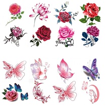 Fairy tattoo stickers advanced 3d color tattoo stickers 2021 new arm calf net red waterproof lasting
