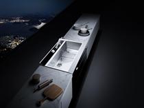 Martian D7 integrated dishwasher Multi-function dishwasher fruit and vegetable machine double sink storage cupboard