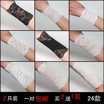 Wrist ribbon cover scar cover scar jewelry hand neck sheath fashion wrist cover decoration thin summer lace