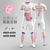 Football suit suit Mens jersey Adult children long and short sleeves game football training uniform full body custom printed font size