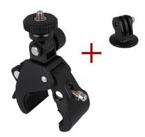 SLR camera clip single frame DV bracket bicycle clip bicycle pan tilt bracket 180 degrees adjustable