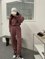 South Korea Dongdaemun direct mail discount SOF women loose girdle simple casual pants